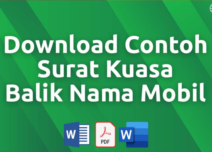 Download Contoh Surat Kuasa Balik Nama Mobil Word PDF